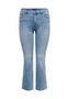 Curvy Schlaghosen Jeans Plus Size Skinny Denim Flared Pants 
