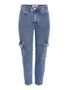 Cargo Jeans Hose Regular Fit Denim Pants