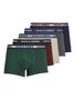 Jack & Jones Boxershorts 5er-Pack Kurze Unterhosen Logo Print JACOLIVER