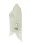 Legerer Pullover mit Hemdkragen und Streifen Design Feinstrick Sweater