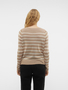 Feinstrick Pullover Gestreift Rundhals Sweater VMNOVA  