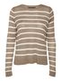 Feinstrick Pullover Gestreift Rundhals Sweater VMNOVA  