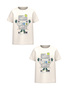 T-Shirt 2er-Set Kurzarm Rundhals Regular Fit Print