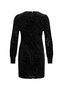 Samtiges Kleid mit Leopard Print Nicki Party Dress f�r Kurvige Frauen