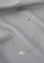 Halskette mit Infinity Anh�nger Modeschmuck aus Edelstahl