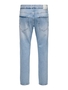 Regular Denim Pants mit Rissen 5-Pocket Jeans Bleached Washed Hose