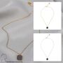 Halskette mit Medaillon Anh�nger Modeschmuck aus Edelstahl