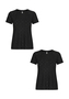 Shirt 2er-Set Kurzarm Rundhals T-Shirt