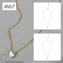 Halskette mit Herz Anh�nger Modeschmuck aus Edelstahl