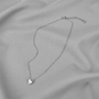 Halskette mit Herz Anh�nger Modeschmuck aus Edelstahl