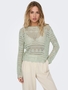 Weicher Pullover Strick Muster Design Top Legereres Oberteil