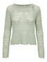 Weicher Pullover Strick Muster Design Top Legereres Oberteil