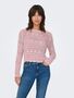 Weicher Pullover Strick Muster Design Top Legereres Oberteil