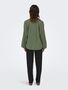Shirt Bluse mit Ballon�rmeln Legeres V-Neck Crepe Top ONLTHYRA
