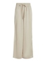 Stoff Hose mit Verstellbarem Bund Palazzo Style