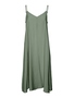 Leichtes Spaghettitr�ger Kleid mit Seidenoptik Midi Dress 