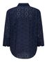 Damenhemd mit Lochstickerei und l�ngerer R�ckenpartie