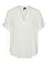 Top Casual Splitneck Bluse
