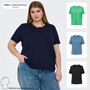 T-Shirt Kurzarm Rundhals Curvy Plus Size Shirt