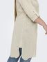 Leinen Blusenkleid Plus Size Basic Long Shirt Dress