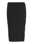 Eleganter Bleistift Rock Gerippt Midi Stretch Skirt