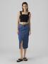 Langer Denim Jeansrock mit Schlitz 5-Pocket Maxi Skirt
