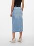 Langer Denim Jeansrock mit Schlitz 5-Pocket Maxi Skirt