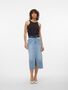 Langer Denim Jeansrock mit Schlitz 5-Pocket Maxi Skirt