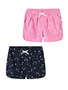 Shorts 2er-Set Plissierte Baumwolle Kinder Pants