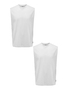  Shirt 2er-Set lockeres Rundhals Tanktop