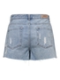 Trendige Shorts Denim Minirock-Style Knopfleiste