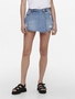Trendige Shorts Denim Minirock-Style Knopfleiste