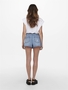 Trendige Shorts Denim Minirock-Style Knopfleiste