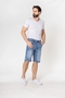 Shorts Denim Regular Fit Bleached Jeansshorts