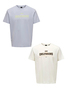 T-Shirt 2er-Set Rundhals Kurzarm