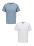T-Shirt 2er-Set Rundhals Kurzarm