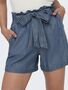 Shorts Bermudas Jeans-Shorts Seitentaschen G�rtel