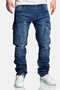 L�ssige Jeans Hose Stretch Cargo Pants A&S