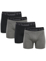 Boxershorts 4er-Pack elastischer Bund Jersey-Stoff