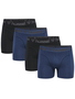 Boxershorts 4er-Pack elastischer Bund Jersey-Stoff