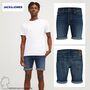 Jack & Jones Shorts Regular Fit Used Look Knopfleiste