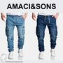 L�ssige Jeans Hose Stretch Cargo Pants Freizeithose A&S