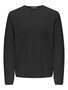 Pullover Langarm Rundhals Baumwolle Bequem