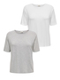 T-Shirt 2er-Set  Weich Regular Fit Rundhals