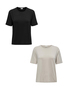 T-Shirt 2er-Set  Weich Regular Fit Rundhals