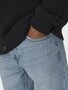 Jeans Regular Fit Denim Pants Straight mid Waist