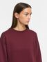 Pullover Rundhals lange �rmel weicher Sweatshirt-Look