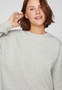 Pullover Rundhals lange �rmel weicher Sweatshirt-Look