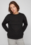 Pullover Rundhals lange �rmel weicher Sweatshirt-Look