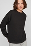 Pullover Rundhals lange �rmel weicher Sweatshirt-Look